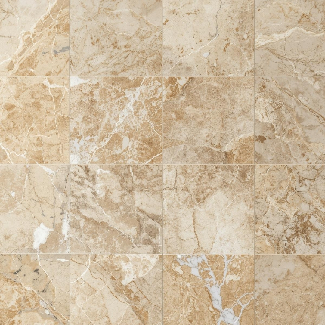 Çeşitli traverten ve mermer desenleri